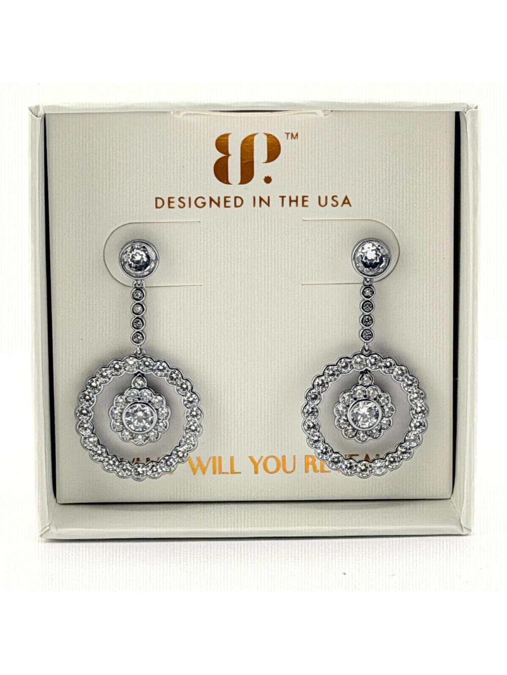 Bomb Party April Earrings RARE UNICORN "Sparkling Eclipse" ER84833